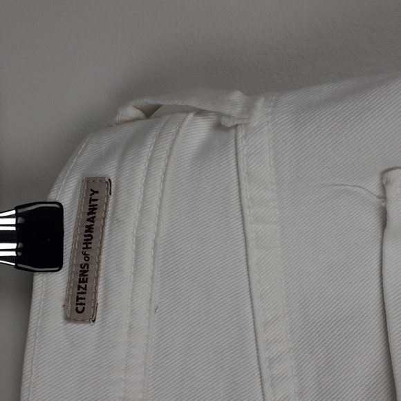 Citizens of Humanity Dani Cropped Straight Leg Size 27 White - Picture 7 of 8